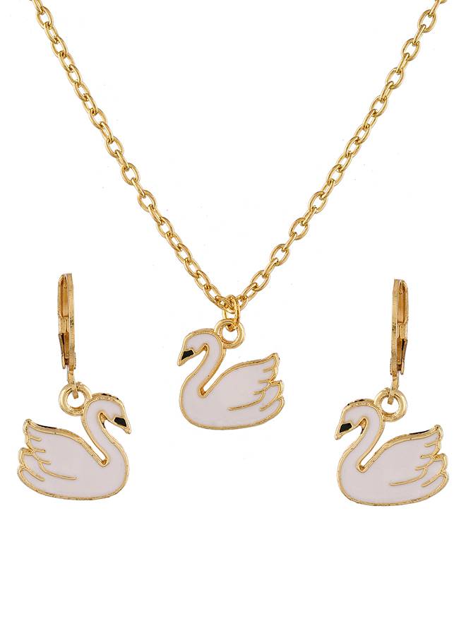 Graceful Swan Princess Pendant Se : 8905124507379