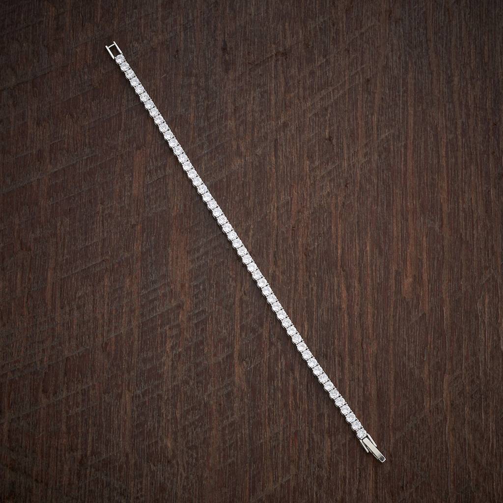 Kushal'S Fashion Jewellery Plated Party Zircon Bracelet -179986 : 430344