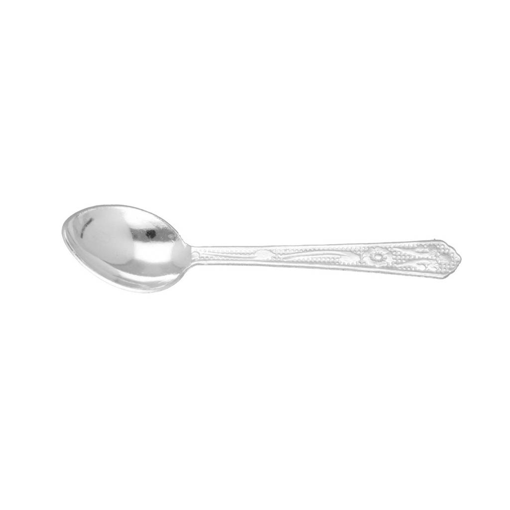 80% Purity-5 Grams Engraved Silver Spoon : JPAUG-25-114