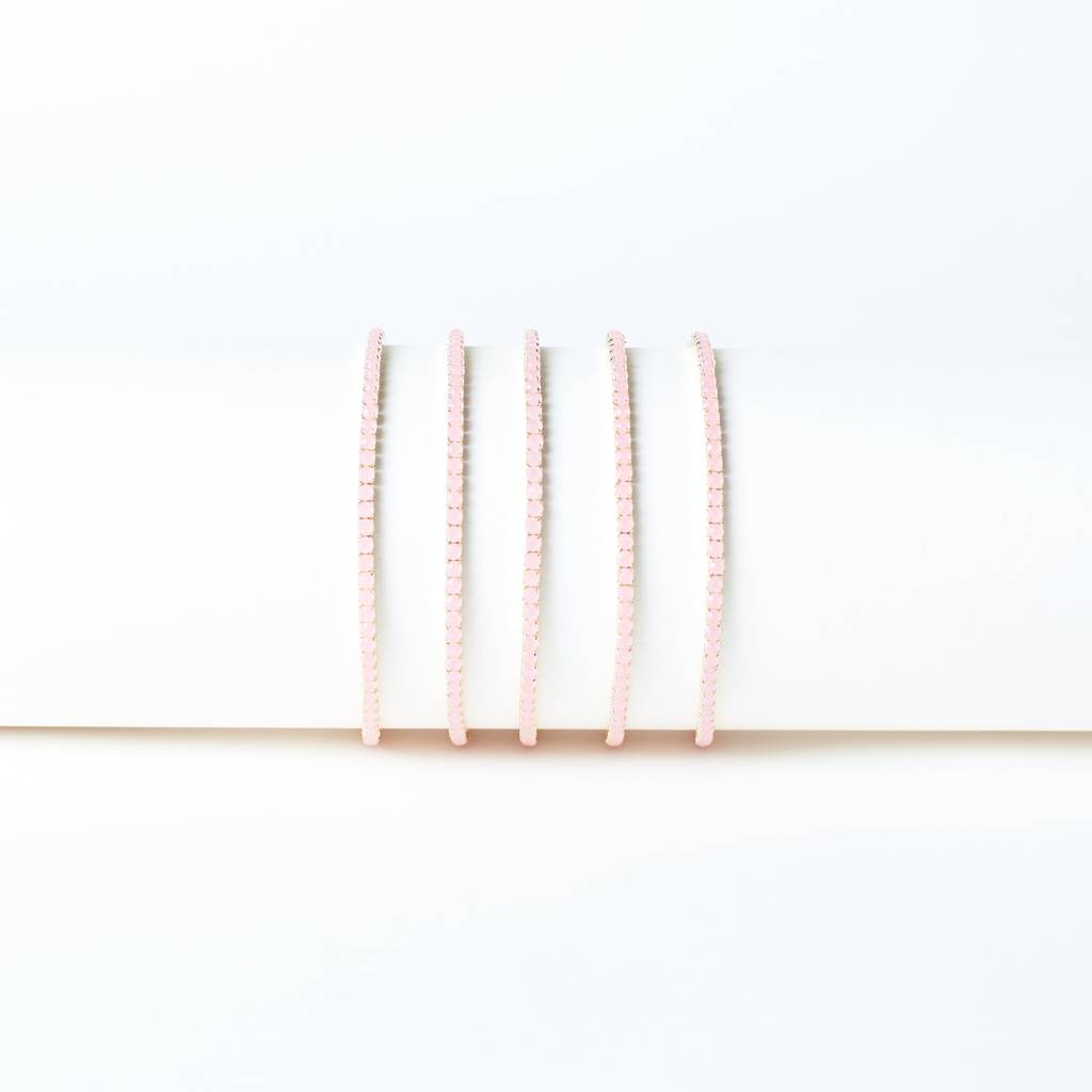 Marshmallow Stretchable Bands (Set Of 5) : BC52934