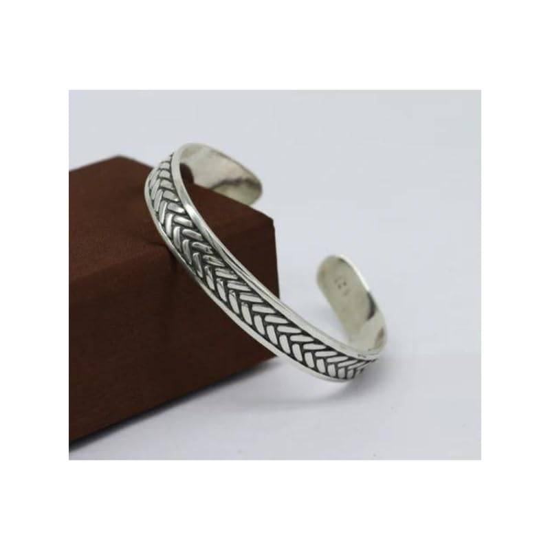 Salty Alpha Vikings Silver Bracelet : MB1S0090