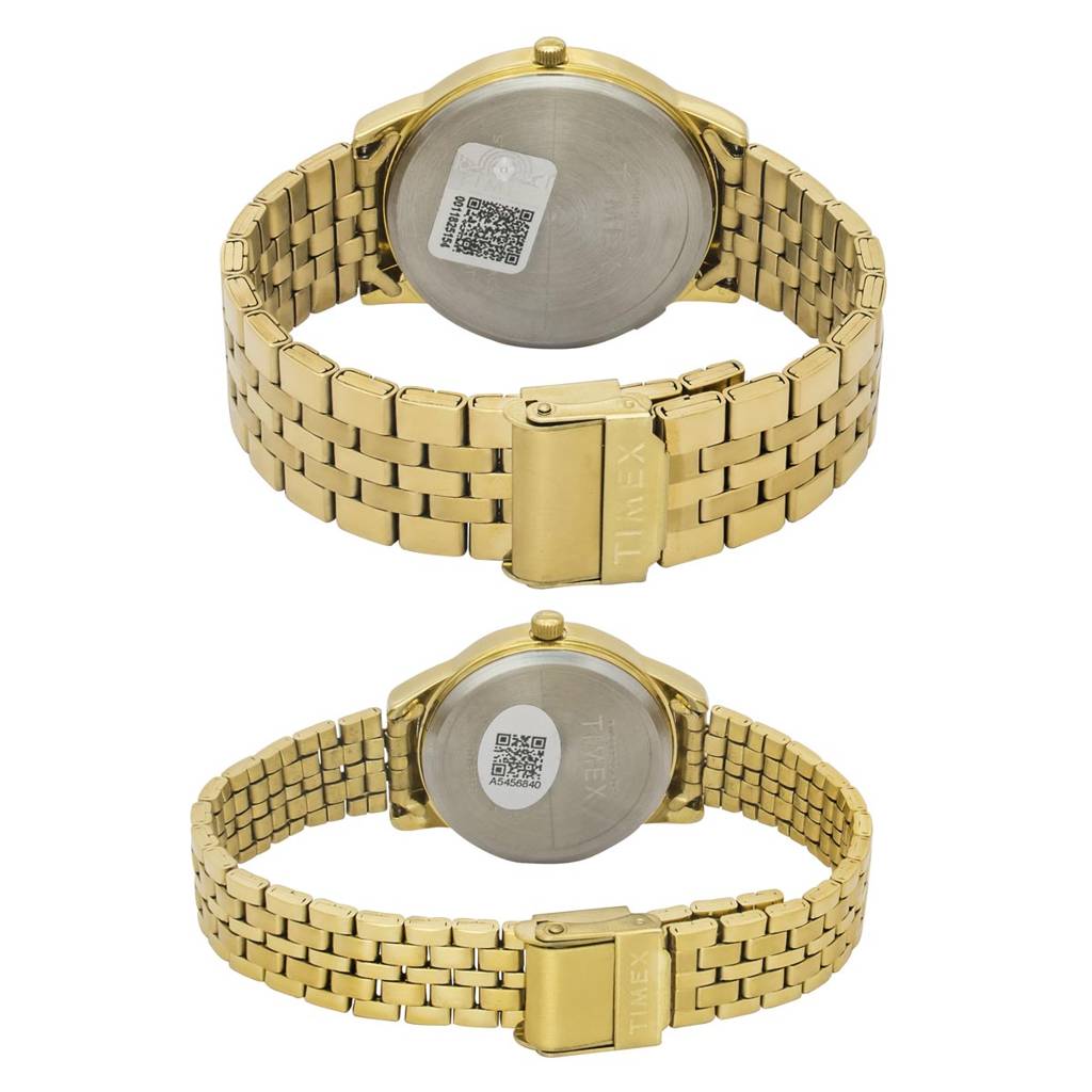 Timex Trendline Round 42Mm Analog Pair Watch - Tw00Pr331 : TW00PR331