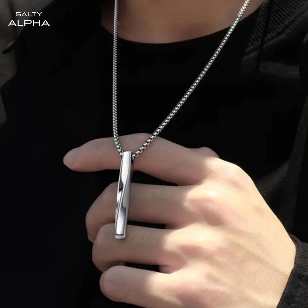 Salty Alpha Collier Silver Chain : MN1S0002