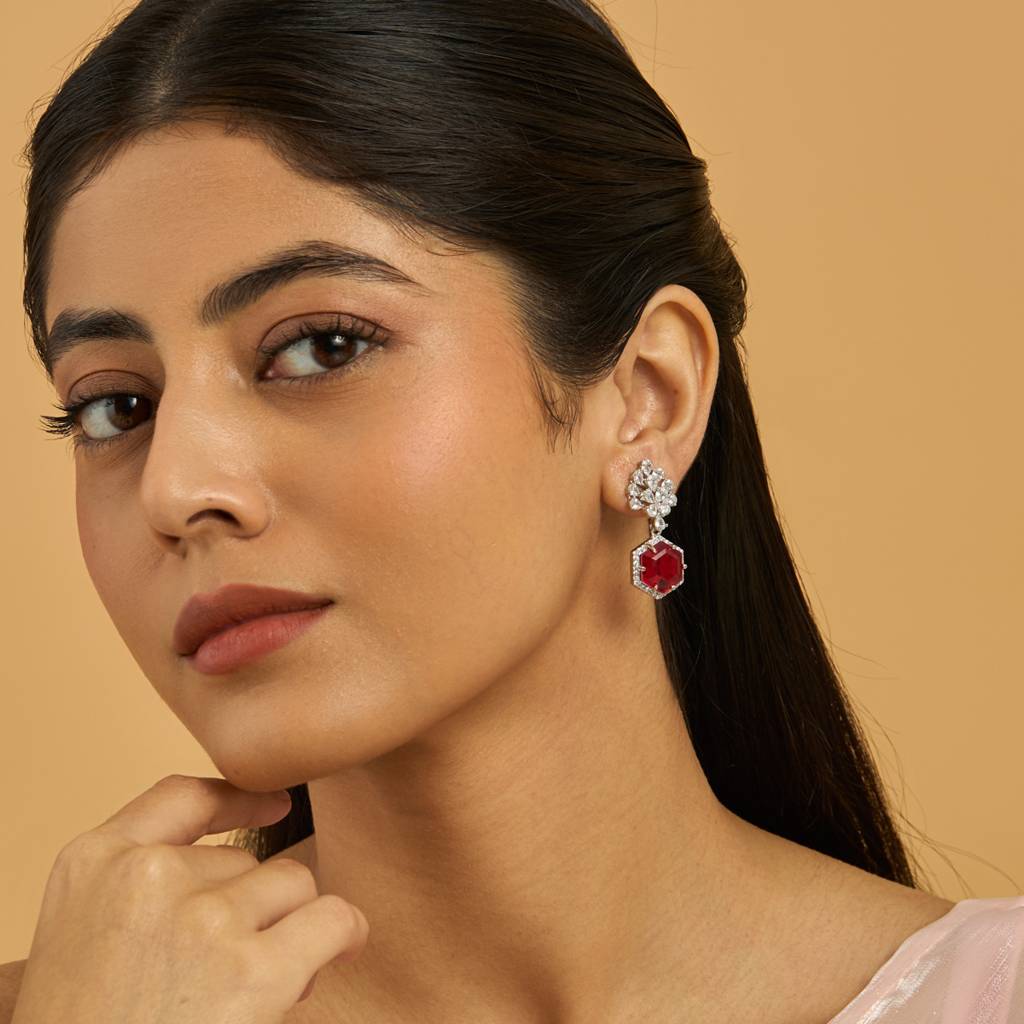 Kushal'S Fashion Jewellery Contemporary Drop Earrings-177209 : 424751