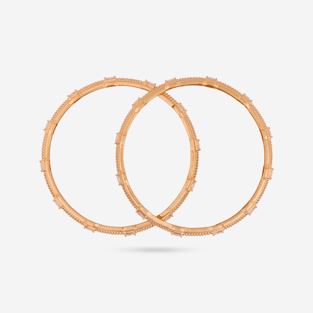 Kushal'S Fashion Jewellery -Plated Zircon Bangle -187668 : 446968