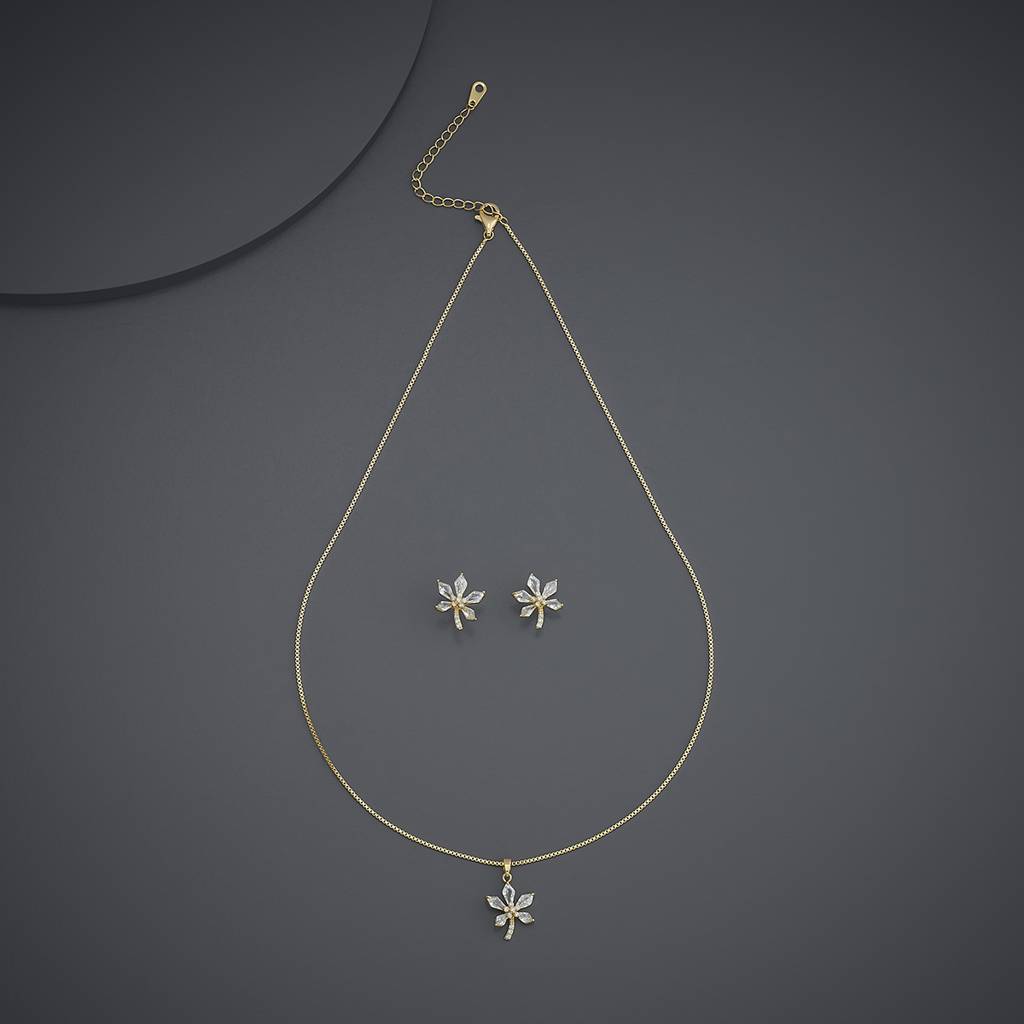 Kushal'S Fashion Jewellery  Party Trendy Pendant Necklace Set-186099 : 443840