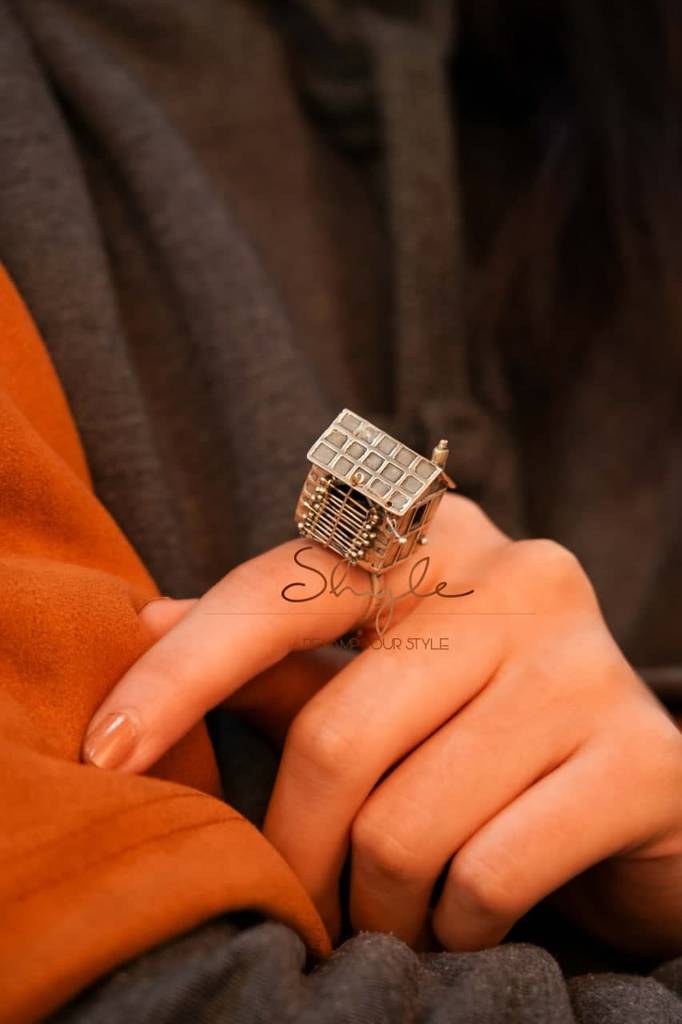 Qurbat Statement Vintage Inspired Hut Ring : SR2019
