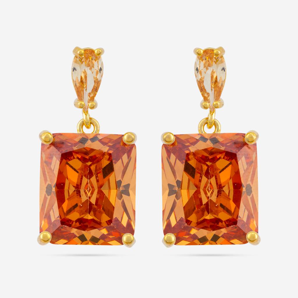 Kushal'S Fashion Jewellery Plated Party Trendy Zircon Drops-187438 : 446644