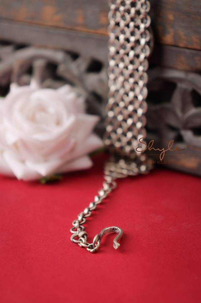 Mizoya Flower Motif Turquoise Jadau Choker Set : SN4060