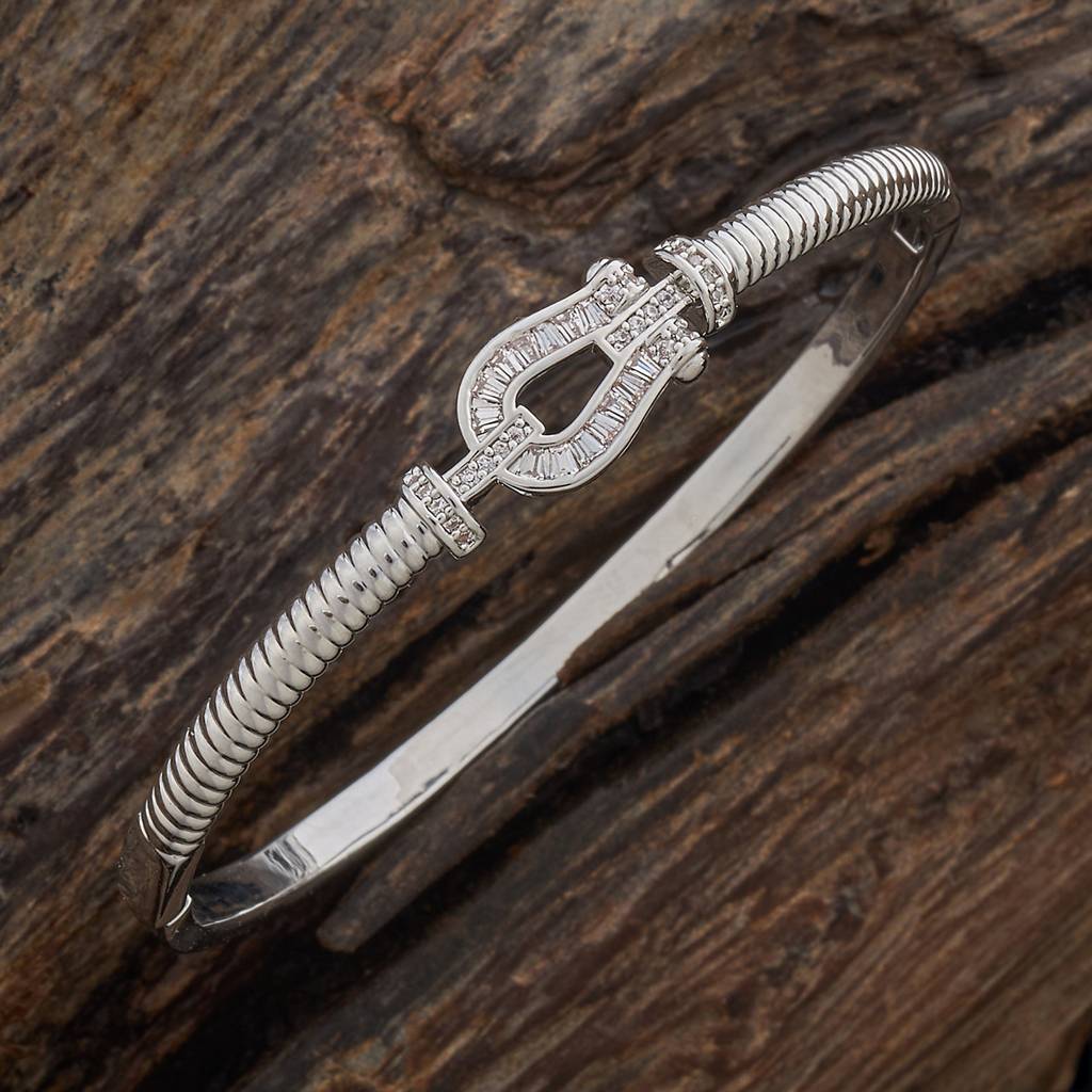 Kushal'S Fashion Jewellery  Party Zircon Kada-185069 : 441768