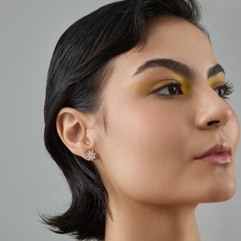 Kushal'S Fashion Jewellery Plated Party Trendy Zircon Studs-187417 : 446498