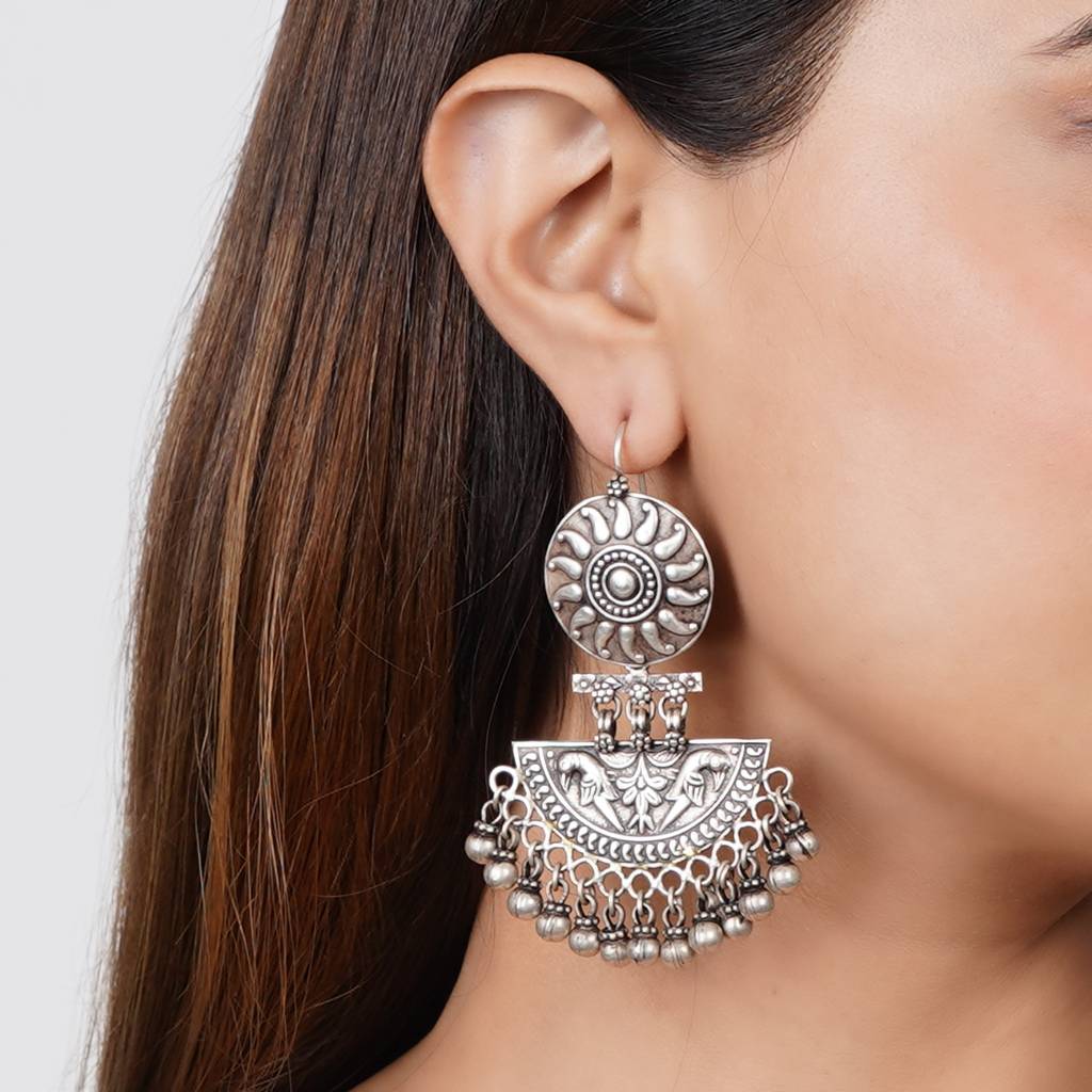 Mewad Parrot Silver Earrings : SSE776