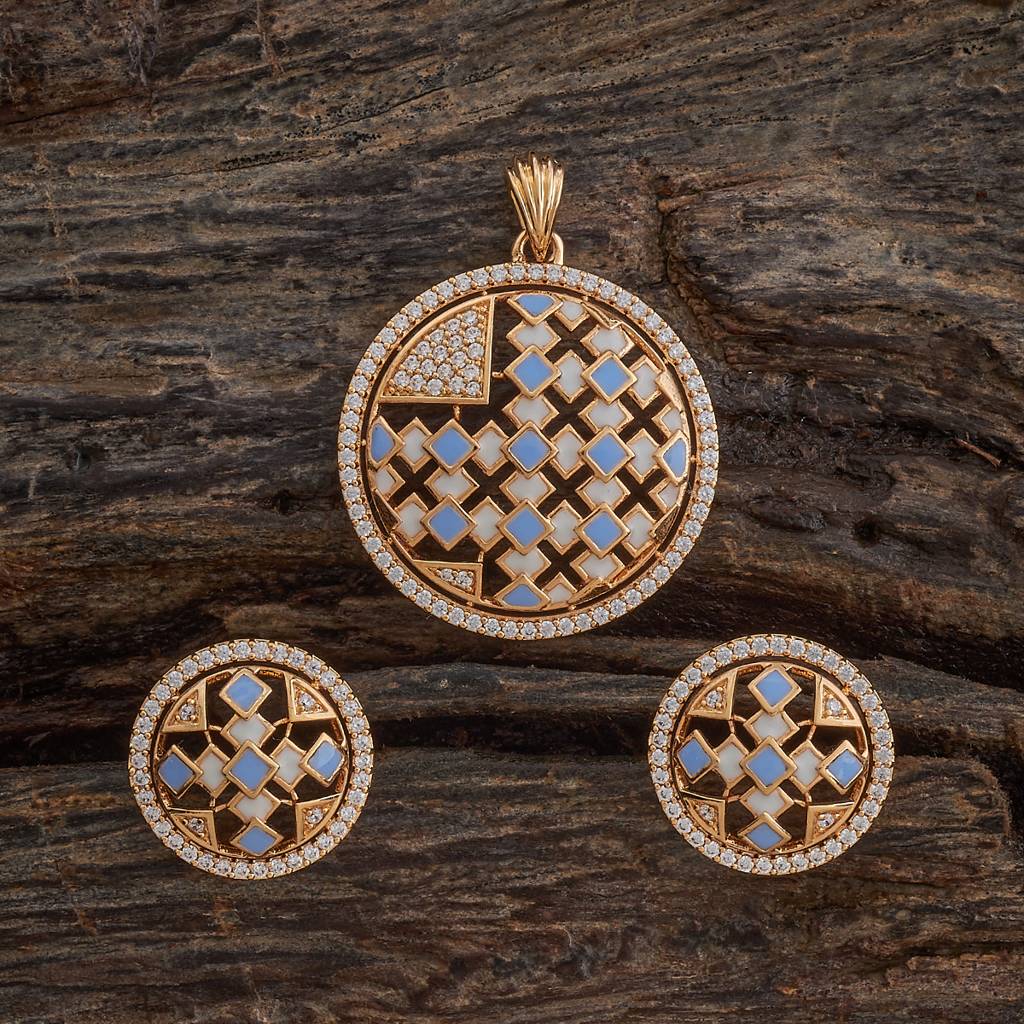 Party Zircon Pendant Set-182629 : 447677