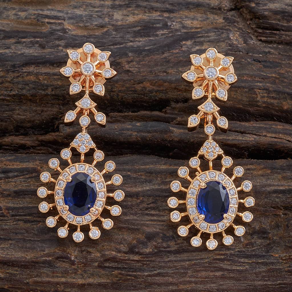 Kushal'S Fashion Jewellery Plated Party Wear Zircon Earring-175769 : 421343