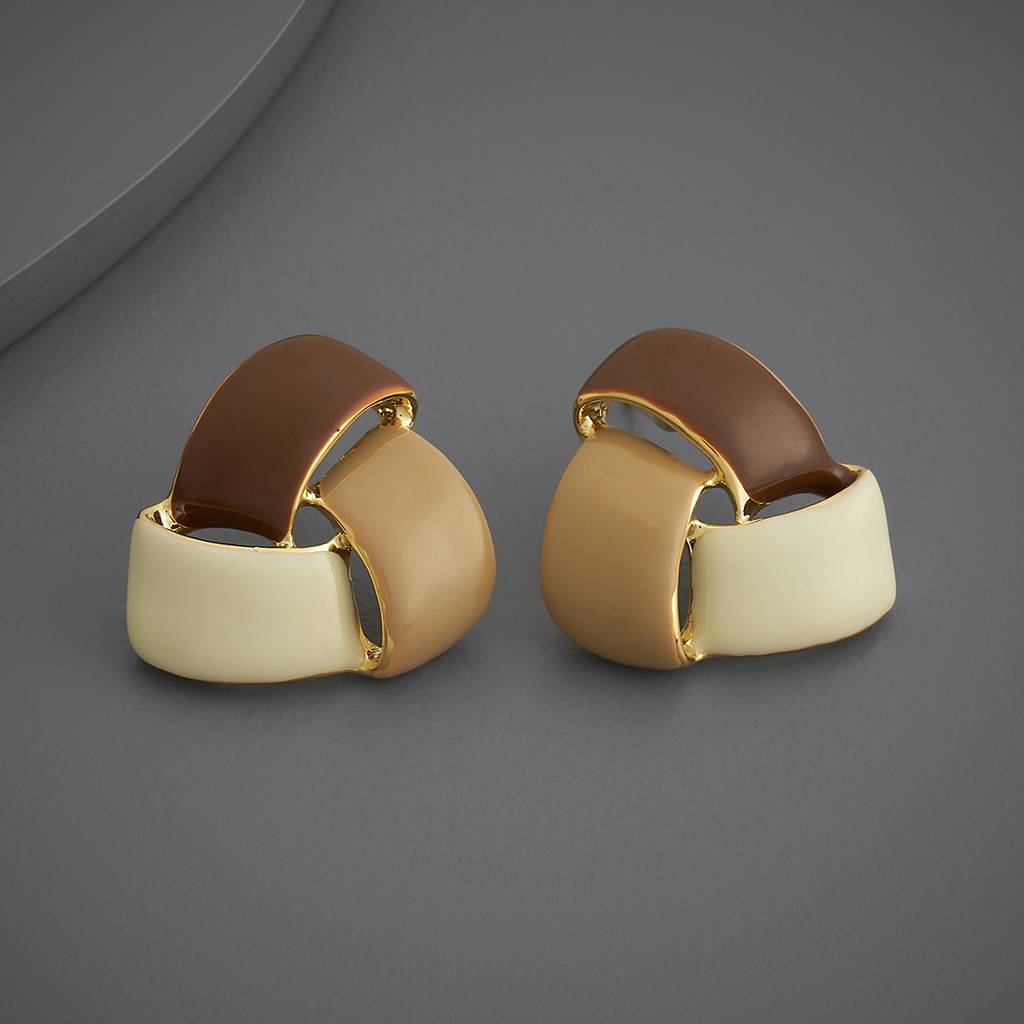 Kushal'S Fashion Jewellery Plated Party Zircon Studs Earring-186164 : 443988
