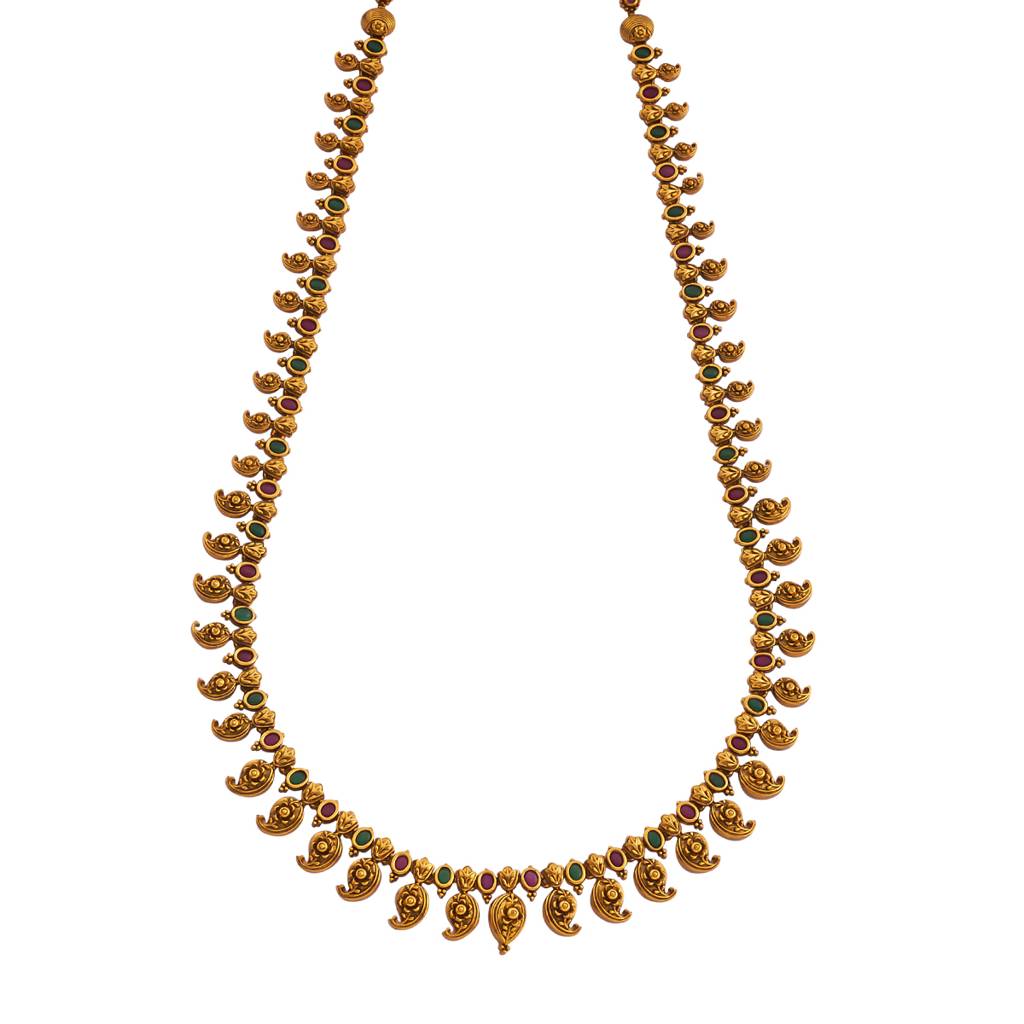 Kushal'S Fashion Jewellery Ethnic Copper Antique Necklace-162735 : 396382