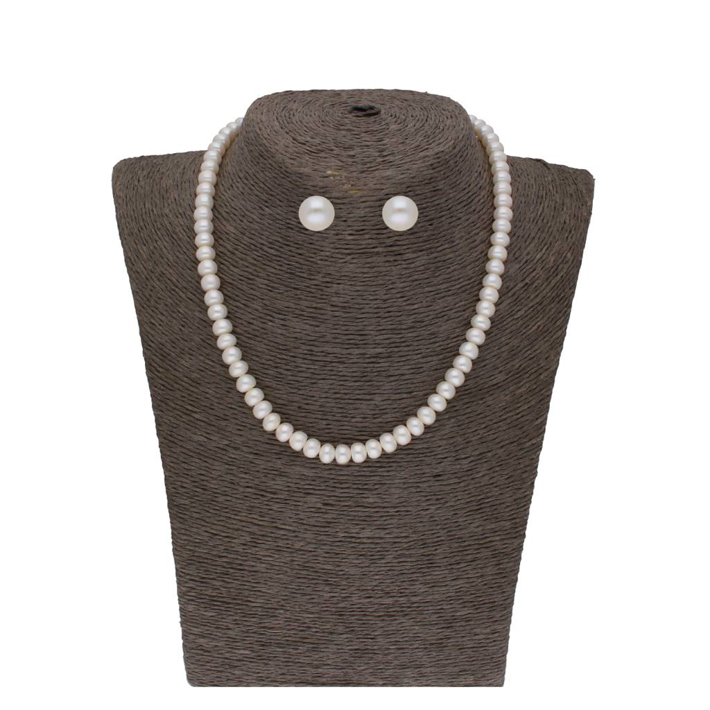 Twisted 1 Line Pearl Necklaces : JPFEB-22-123