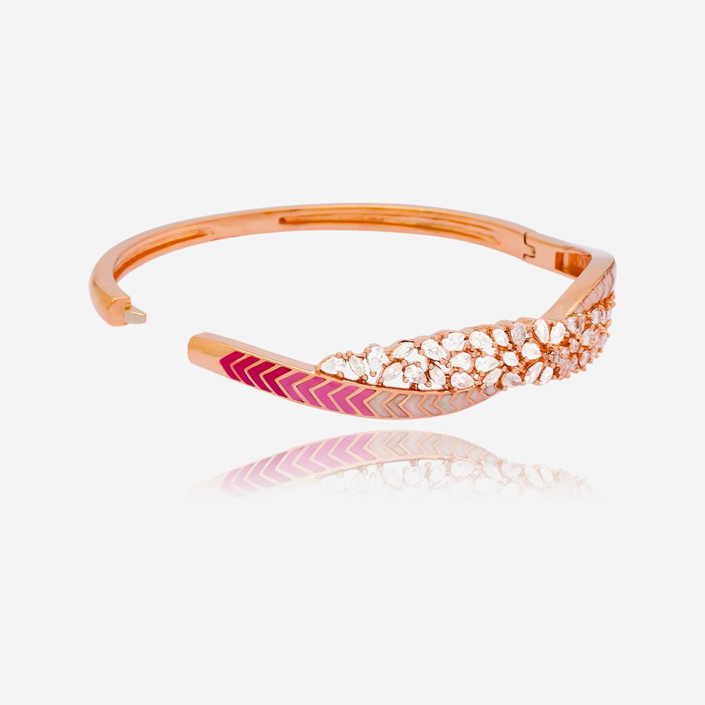 Kushal'S Fashion Jewellery Zircon Kada -169686 : 412371