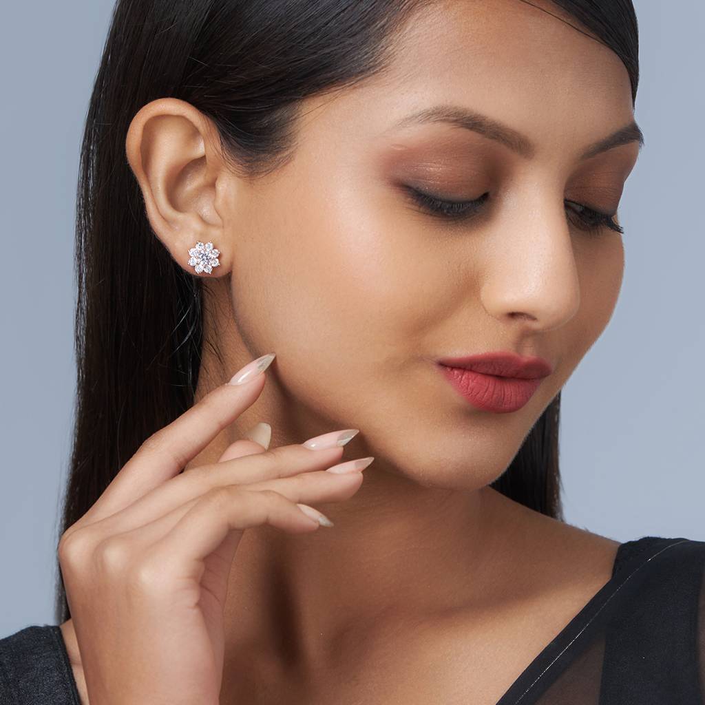 Kushal'S Fashion Jewellery Plated Party Zircon Studs-155234 : 377292