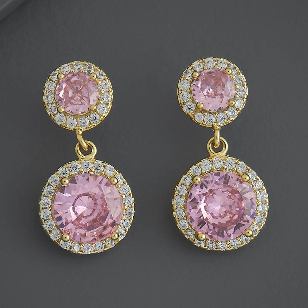 Kushal'S Fashion Jewellery Party Zircon Drop Earrings-185966 : 443516