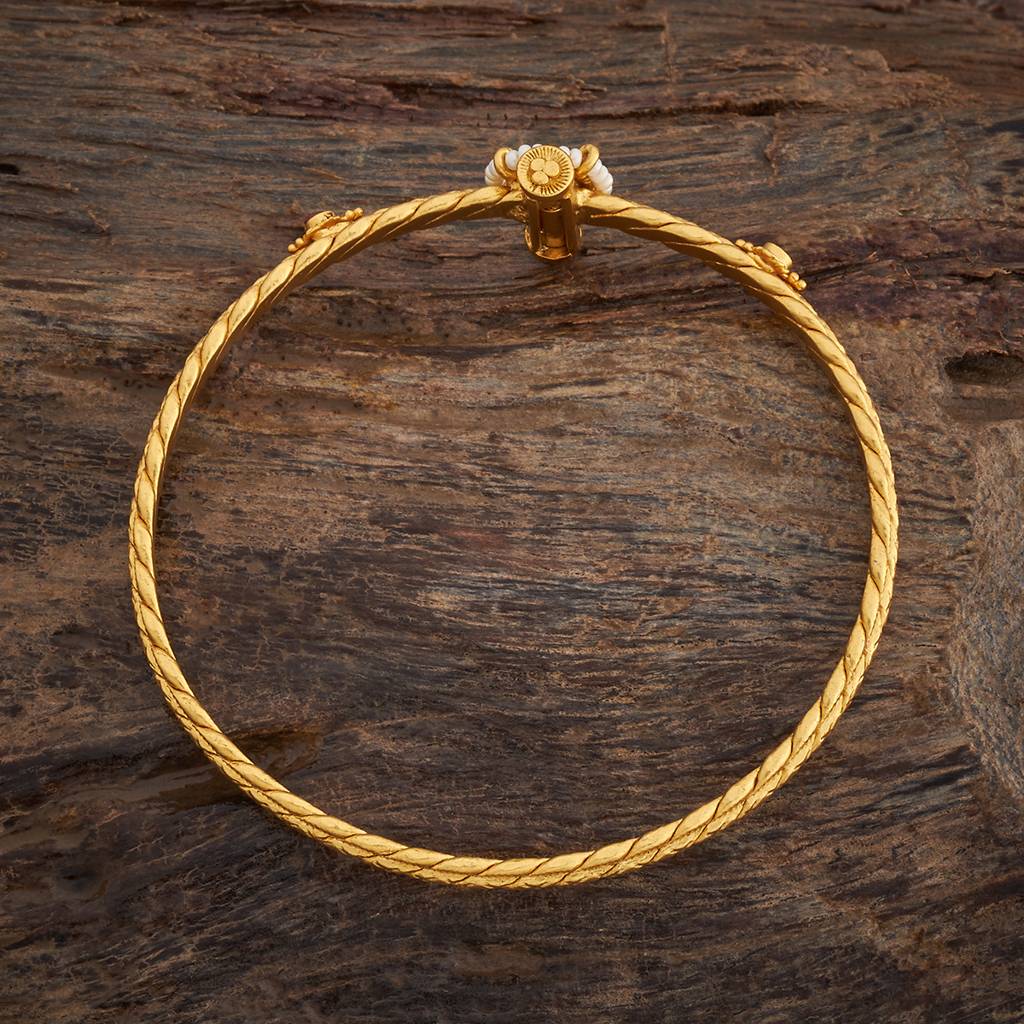 Kushal'S Fashion Jewellery Gold-Plated Ethnic Antique Kada : 416917