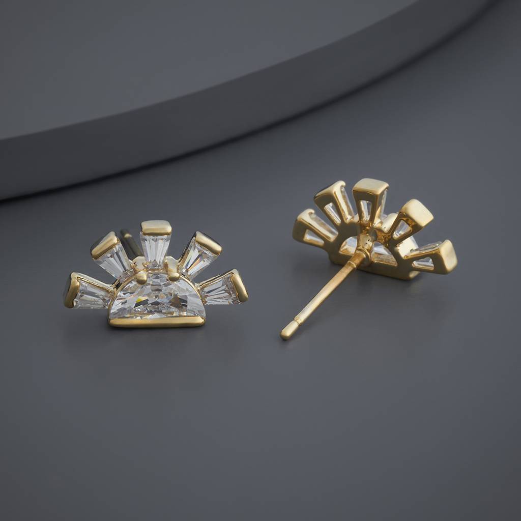 Kushal'S Fashion Jewellery  Plated Party Trendy Zircon Studs-184192 : 439653