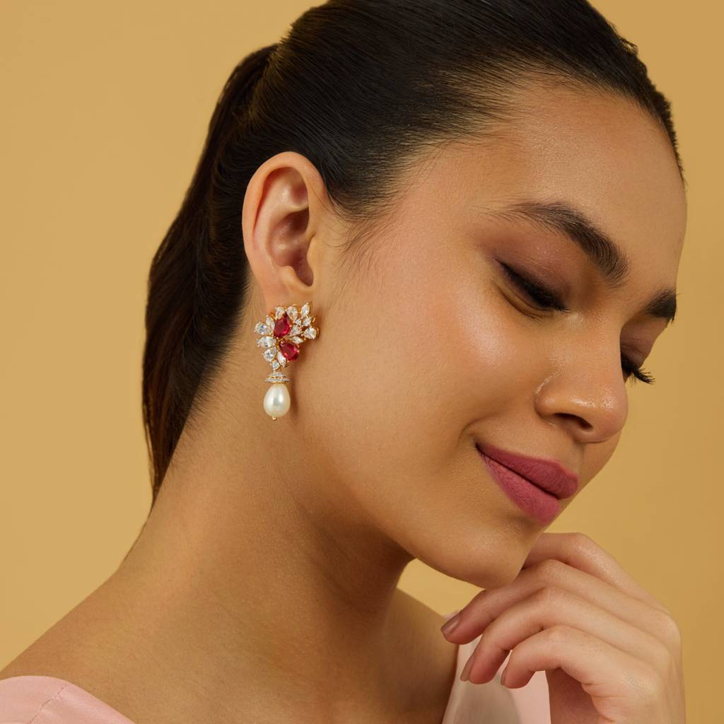 Kushal'S Fashion Jewellery Contemporary Drop Earrings-177210 : 424757