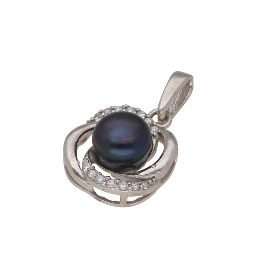 92.5 Silver Gauri Designer Pearl Pendant : JPMAY-22-145