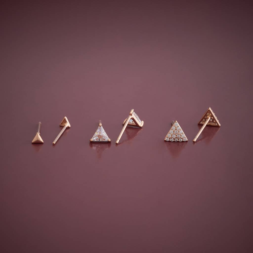 Kushal'S Fashion Jewellery  Plated Party 92.5 Sterling Silver Studs-176564 : 423213