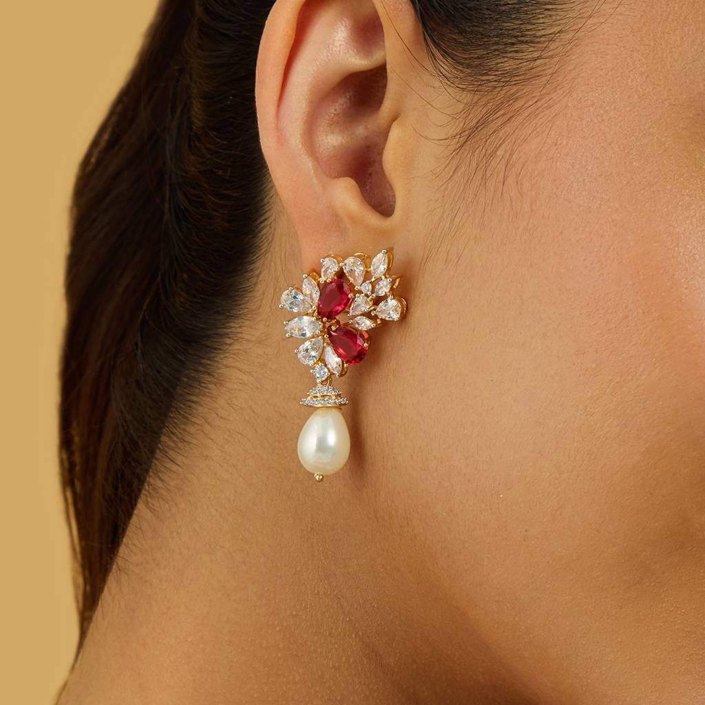 Kushal'S Fashion Jewellery Contemporary Drop Earrings-177210 : 424757