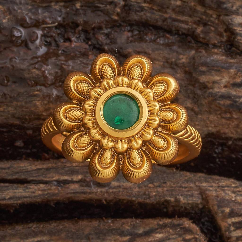 Kushal'S Fashion Jewellery Plated Ethnic Antique Finger Ring-184956 : 441575