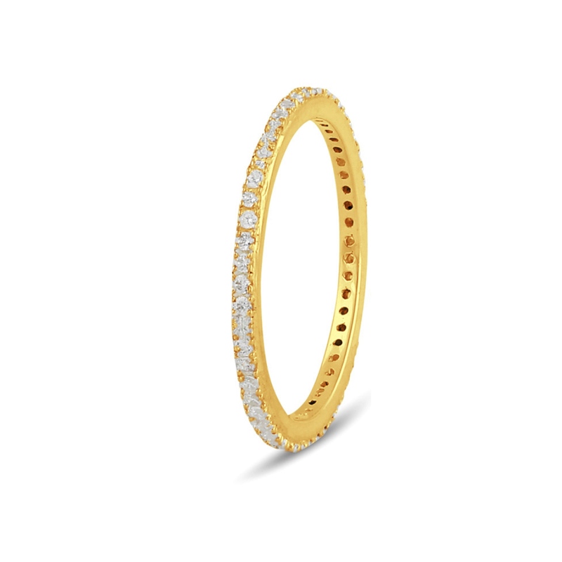 Synergy Ring-18K Gold Vermeil Sterling Silver : TSRI-SYN-12-18G-11023