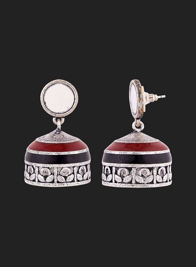 Rabaari Round Jhumka Drop Earrings : 8907617984230