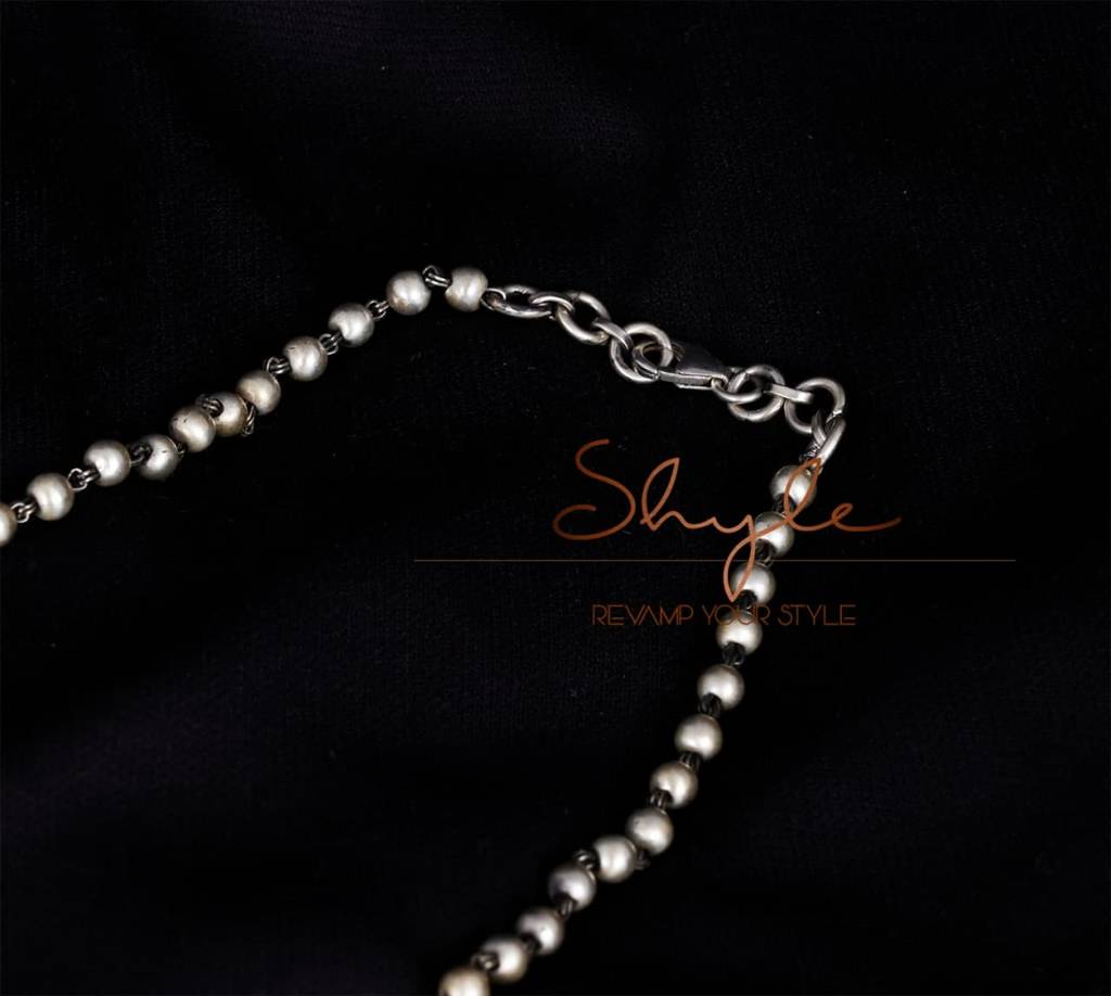 Qurbat Jharonkha Drop Ball Chain Necklace : SN1609