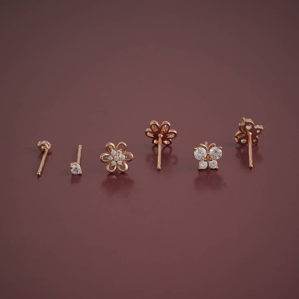 Kushal'S Fashion Jewellery  Plated Party 92.5 Sterling Silver Studs-164477 : 395375