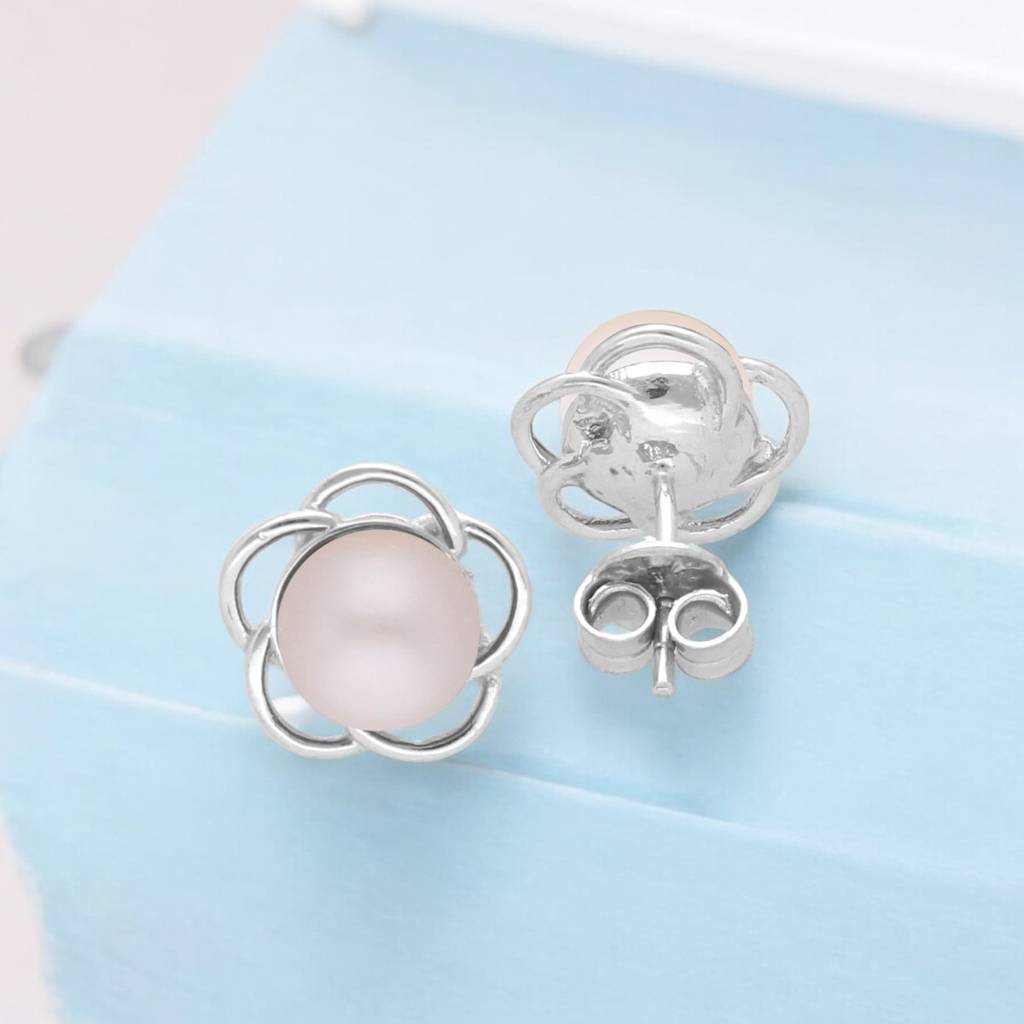 925 Majestic Silver Stud Earrings : JPMAY-22-124