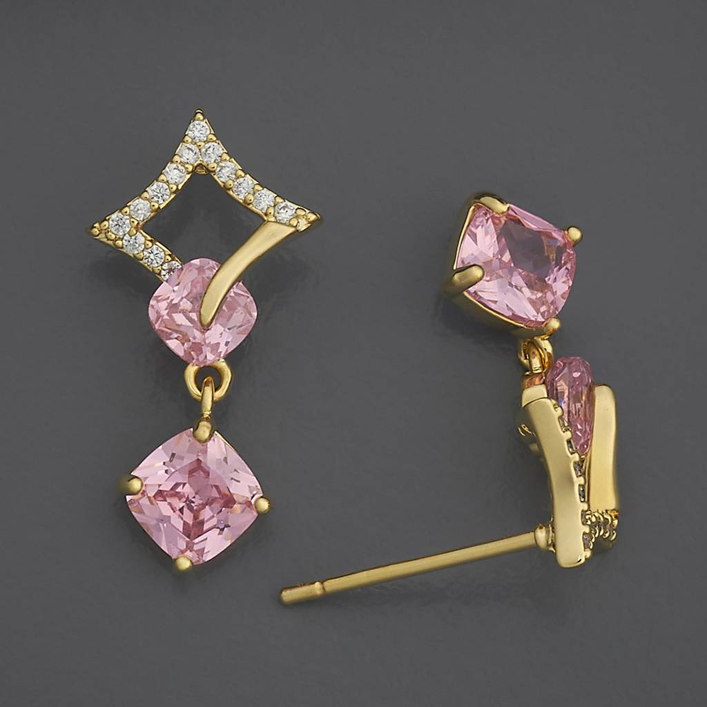 Kushal'S Fashion Jewellery Party Zircon Drop Earrings-185963 : 443500