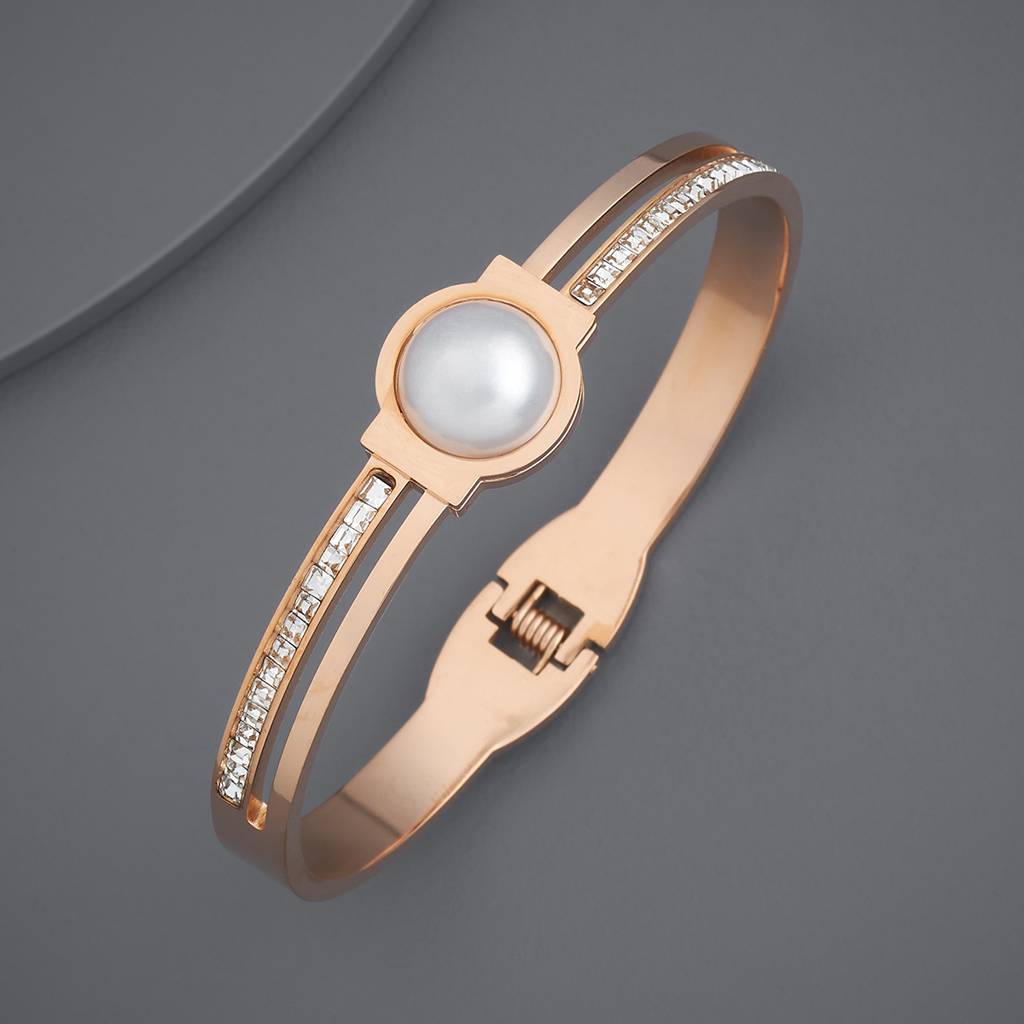 Kushal'S Fashion Jewellery Pearl  Party Trendy Kada-184761 : 441099