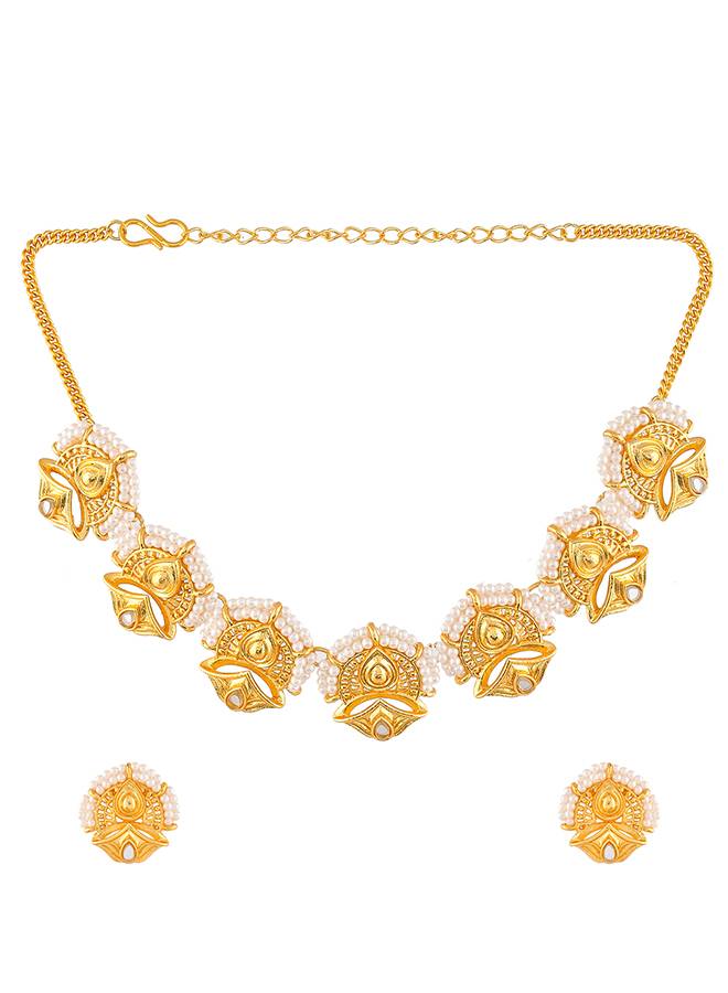 Aradhana Damini Necklace Set : 8905124510720