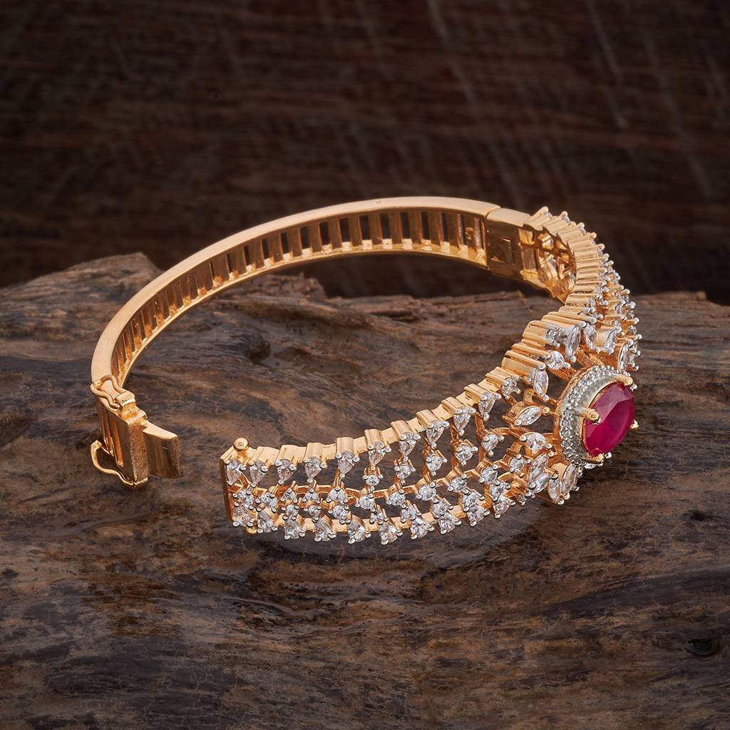 Kushal'S Fashion Jewellery -Plated Party Zircon Kada-178472 : 427446