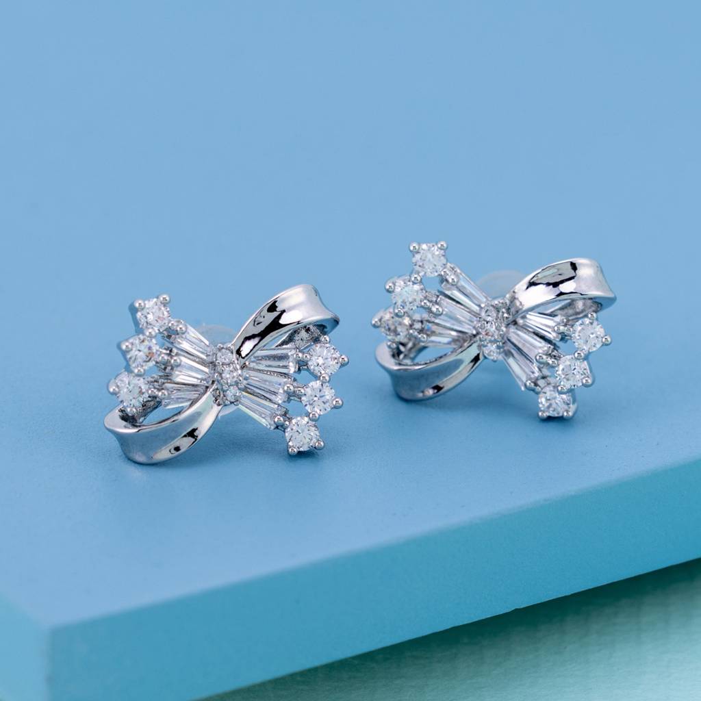 Kushal'S Fashion Jewellery Plated Party Trendy Zircon Studs-187426 : 446526