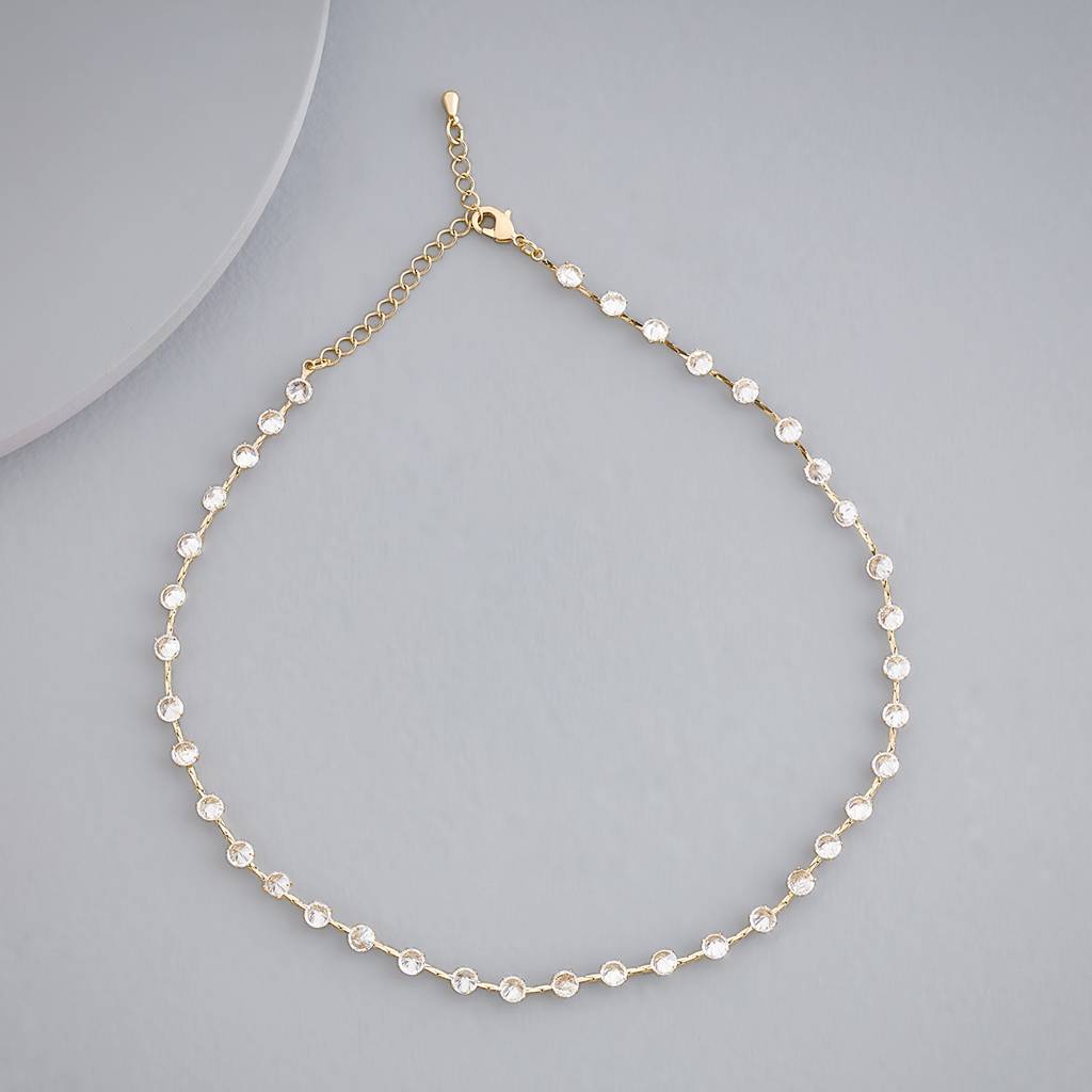 Kushal'S Fashion Jewellery Plated Party Copper Trendy Necklace-174538