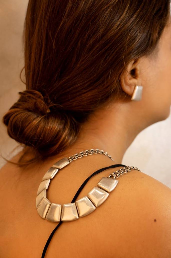 Adya Versatile Matte Statement Necklace Set : SN1173