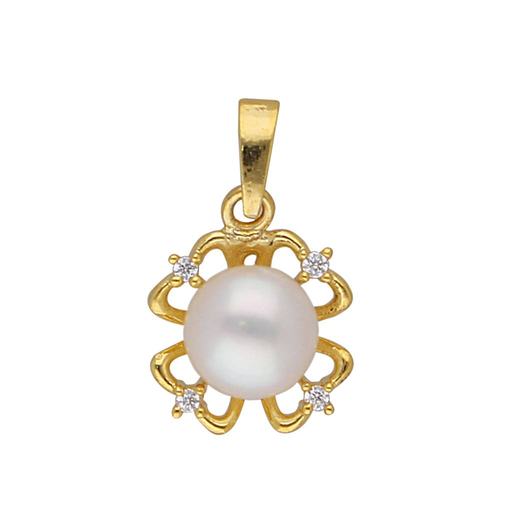 92.5 Sterling Silver Lipika Designer Pearl Pendant : JPMAY-22-191
