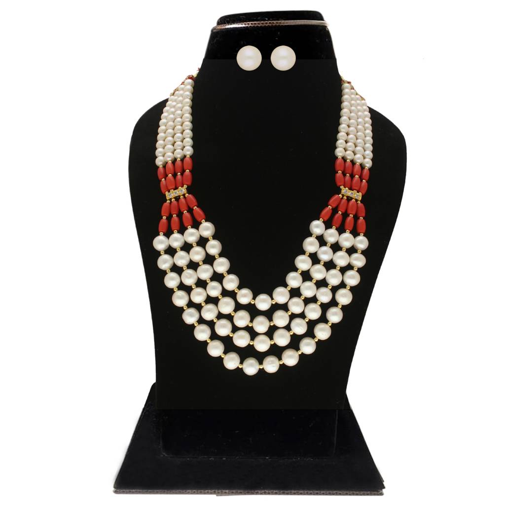 Sri Jagdamba Pearls Yashvi Pearl Necklaces : JPSEP-23-132