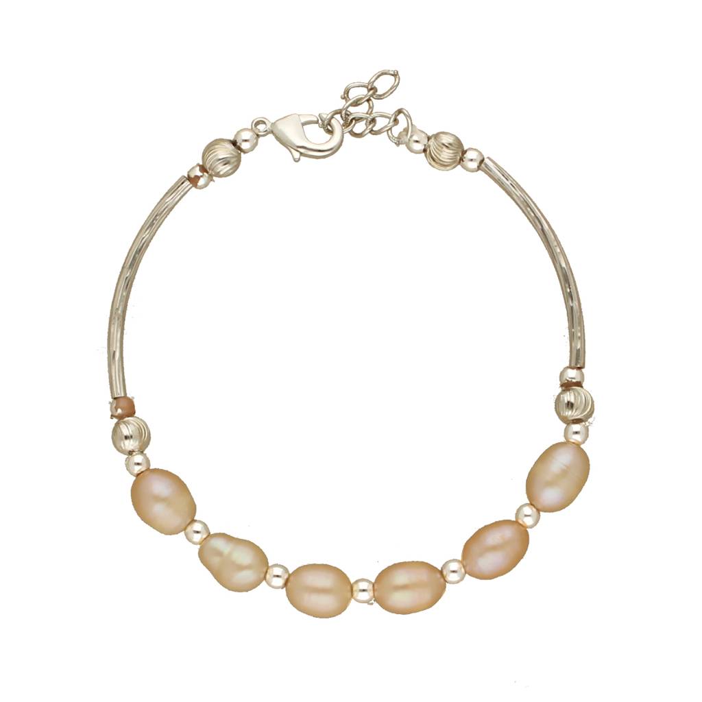 Zivah 1 Line Pearl Bracelet : JPAUG-23-023