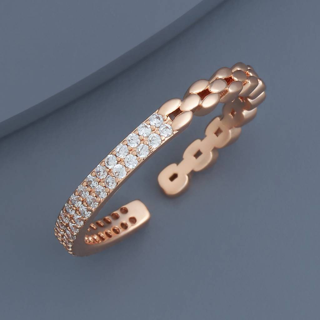 Party Trendy Zircon Finger Ring-180064 : 430419