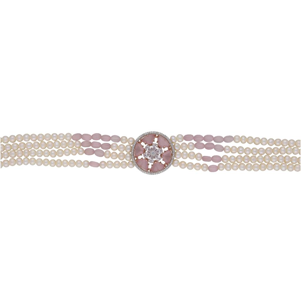 Gajara Pearl Choker : JPFEB-22-100