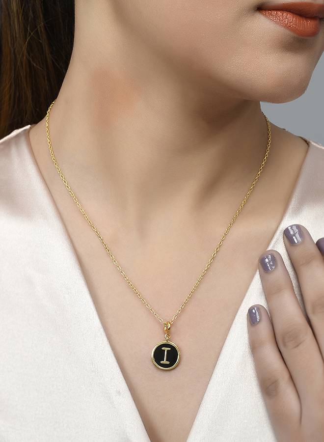 Valentine'S Day Collection Alphabet Black Enamel Charm : 8905124491548