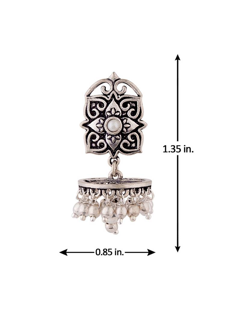 Work Essentials Rangoli Inspired Earrings : 8907617869339